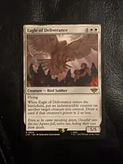 MTG Eagle of Deliverance Lord of the Rings Rare 0824 Near Mint - Image 1