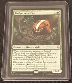 0167 Badgermole Cub MTG X Avatar The Last Airbender Nonfoil - Image 1