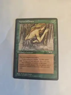 Mtg Alliances Nature's Chosen (Never Played) - Image 1