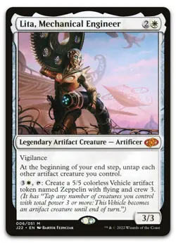 Lita, Mechanical Engineer #6 (NM) Jumpstart 2022 J22 Magic MTG - Image 1