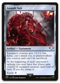 Assault Suit #230 (NM) Warhammer 40,000 40K Magic MTG - Image 1
