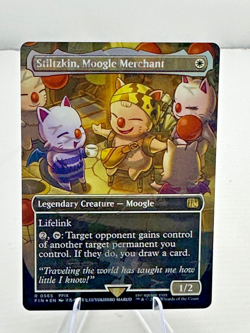 Stiltzkin, Moogle Merchant (Borderless) (Chocobo Track Foil) Final Fantasy Foil - Image 1