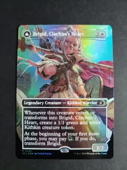 Brigid, Clachan's Heart (Borderless Foil) Rare MTG Lorwyn Eclipsed - Image 1