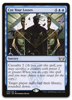 Cut Your Losses #38 (NM) Streets New Capenna SNC Magic MTG - Image 1