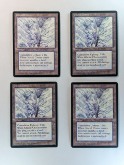MTG - Magic the Gathering - 4 x Glacial Chasm - Ice Age - Image 1