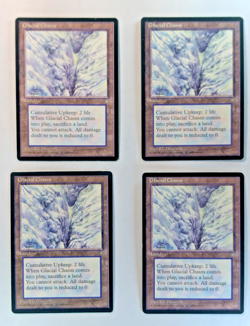 MTG - Magic the Gathering - 4 x Glacial Chasm - Ice Age - Image 2