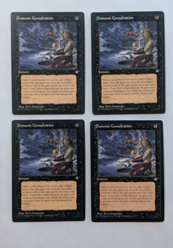 MTG Magic the Gathering - Demonic Consultation x4 - Ice Age - Image 2