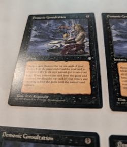 MTG Magic the Gathering - Demonic Consultation x4 - Ice Age - Image 3
