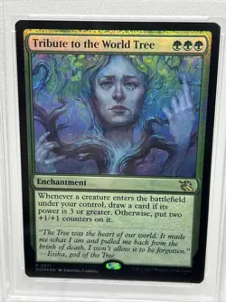 2023 MTG TRIBUTE TO THE WORLD TREE March of the Machine #211 Foil Rare PSA 10 - Image 2