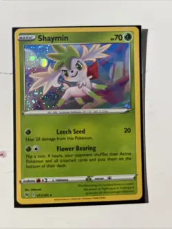 Shaymin 015/185 SWSH Vivid Voltage Cosmos Holo Promo Pokemon Card Sealed - NM - Image 1
