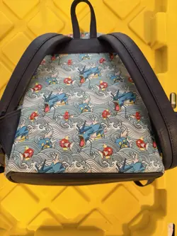 Pokemon Loungefly Gyarados Magikarp Waves AOP Mini Backpack Barely Used Mint - Image 3