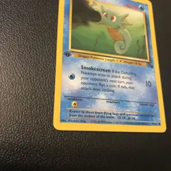 Horsea 49/62 Fossil 1st First Edition Pokemon Card In Mint Condition - Image 2