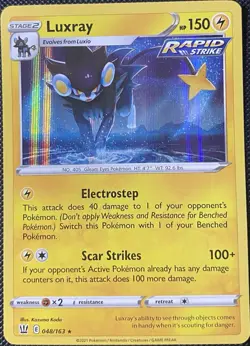 Luxray 048/163 Swsh05: Battle Styles Holo - Pokemon Card - Image 1