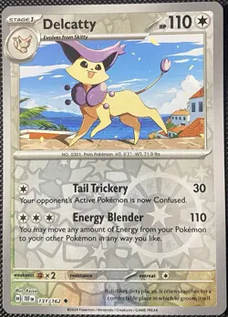 Delcatty 131/162 SV05: Temporal Forces Reverse Holo - Pokemon Card - Image 1
