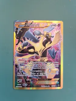 Pokemon Alakazam EX Card Secret Rare, XY Fates Collide, 125/124, LP/NM Condition - Image 1