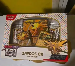 Pokemon TCG Scarlet & Violet 151 Zapdos EX Collection Box Sealed NEW (ALL 5) - Image 1