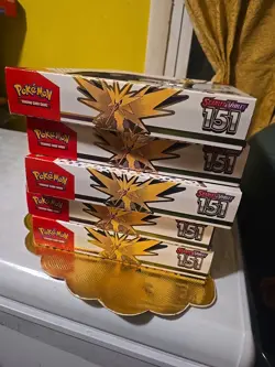 Pokemon TCG Scarlet & Violet 151 Zapdos EX Collection Box Sealed NEW (ALL 5) - Image 4