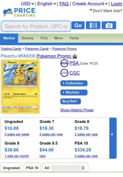 Pikachu Pokemon (2019) Black Star Promos Sm206 Holo Unified Minds - Image 3