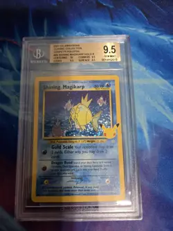 Shining Magikarp 66/64 Holo - 2021 Pokemon Celebrations - BGS 9.5 Gem Mint - Image 1