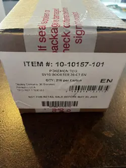 Pokemon Destined Rivals Booster Box Sealed Case (36 pack booster boxes x6) - Image 1