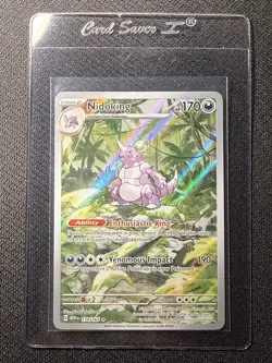 NIDOKING 174/165 Pokemon SV: Scarlet & Violet 151 Illustration Rare!!!🔥🔥🔥 - Image 1
