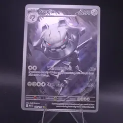2025 Pokemon Mega Evolution MEG EN Steelix Illustration Rare #150/132 - Image 1
