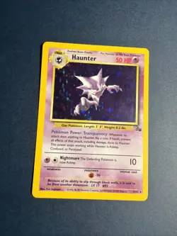 Pokemon TCG Haunter 6/62 Fossil Unlimited Holo Rare WOTC - Image 5