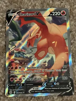 Pokemon Swsh09: Brilliant Stars #154/172 Charizard v Alternate Full Art - Image 1