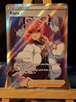 Pokemon TCG Klara Full Art SWSH302 Black Star Promos, Holo - Image 1