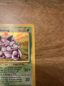 Pokemon Nidoking Base Set 11/102 Holo Rare Stage 2 90HP Wizards 1999-2000 - Image 5