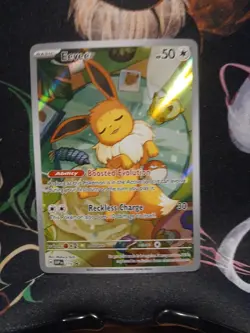 Pokemon TCG Prismatic Evolutions Eevee SVP 173, ETB Promo NM - Image 1