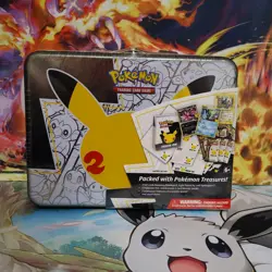 Pokemon TCG Celebration 25th Anniversary Collector’s Chest/ Lunch Box Tin Sealed - Image 1
