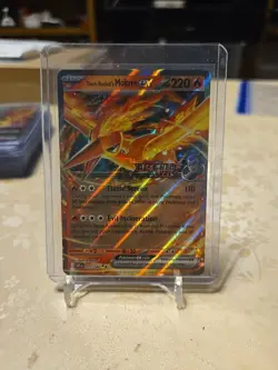 Pokemon TCG Team Rocket's Moltres Ex 031/182 Destined Rivals Stamped DR Holo NM - Image 1