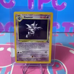 Pokemon TCG Haunter Fossil 6/62 Holo Unlimited Rare LP - Image 1