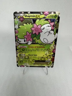 2016 POKEMON XY BLACK STAR PROMO XY148 SHAYMIN EX GENERATIONS - Image 1