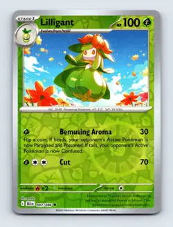 Lilligant - Black Bolt 007/086 - Uncommon - Reverse Holo - NM - Pokemon TCG - Image 1