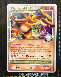 2009 POKEMON DIAMOND & PEARL BLACK STAR PROMO HOLO #DP45 CHARIZARD G LV.X - Image 1