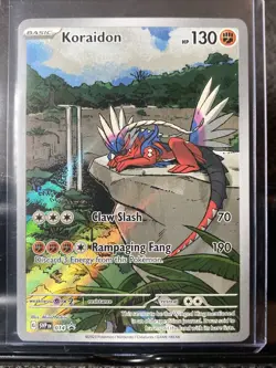 Pokemon TCG Koraidon EX Scarlet & Violet 2023 014 Holo Double Rare NM - Image 1