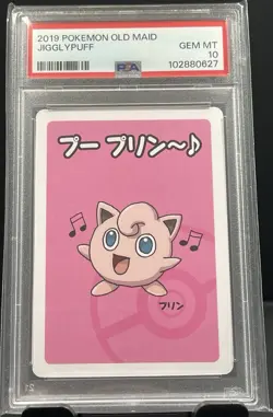 2019 POKEMON OLD MAID JIGGLYPUFF PSA 10 - Image 1