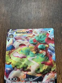 Pokemon TCG Snorlax VMAX Sword & Shield Base Set 142/202 - Image 2