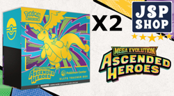 Pokemon TCG Mega Evolution: Ascended Heroes Pokemon Center ETB x2 *PRE SALE*✅ - Image 1