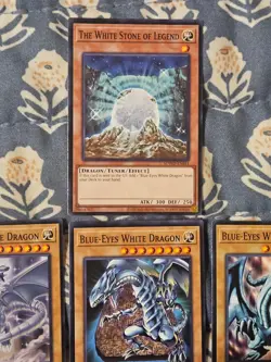 Blue-Eyes White Dragonx3 Ultimate Dragon White Stone Polymerization Swamp Yugioh - Image 4