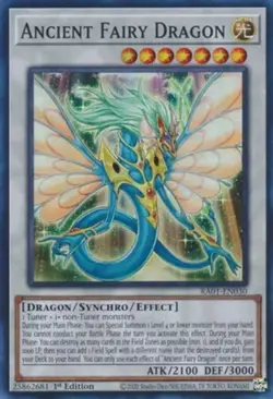 Ancient Fairy Dragon - RA01-EN030 - Super Rare - 1st Edition Near Mint Yugioh Ca - Image 1