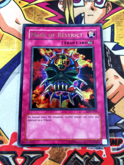 Mask of Restrict lon-018 Unltd Ed (NM+) Ultra Rare Yu-Gi-Oh! - Image 1