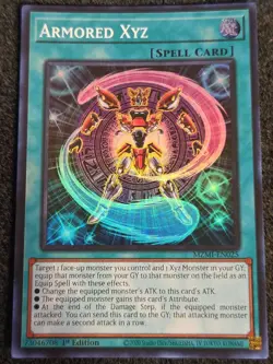 Yu-Gi-Oh! Armored Xyz MZMI-EN025 Super Rare 1st Edition NM - Image 1