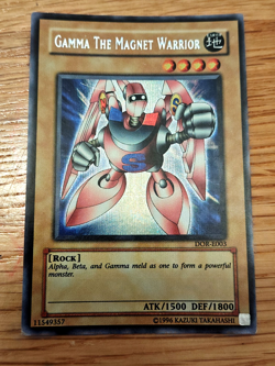 YuGiOh - Alpha, Beta and Gamma - Magnet Warrior DOR promos - 3x Secret Rare - Image 3