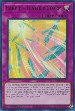 Harpie's Feather Storm - RA01-EN073 Ultra Rare 1st Ed NM Yugioh - Image 1
