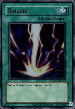 Raigeki 2024 Reprint Ultra Rare RP01-EN005 Yu-Gi-Oh! - Image 1
