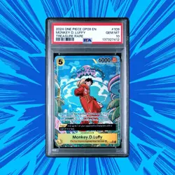 One Piece Monkey.D.Luffy TR OP07-109 PSA 10 English - Image 1