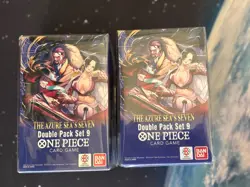 2x One Piece T2CG: Double Pack Set 9 The Azure Sea's Seven - Factory Sealed! - Image 1